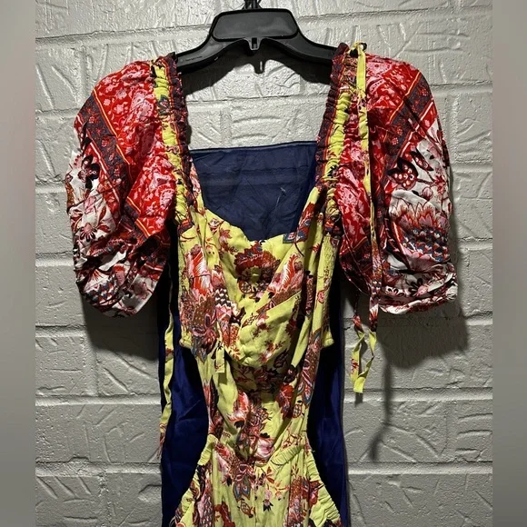 New Bali Citrus Skies One-Piece Jumpsuit Size Medium - Picture 9 of 16